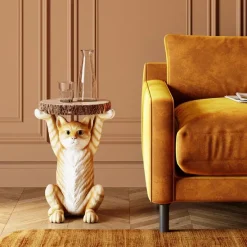 KARE Design Meubles>Table d appoint Animal Ms. Cat Ø33cm