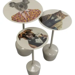 KARE Design Meubles>Table d appoint Business Animal (3/Set)