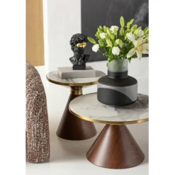 KARE Design Meubles>Table d appoint Cono Ceramique Ø50cm
