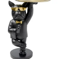 KARE Design Meubles>Table d appoint Cool Bulldog Tray noir 34x55cm