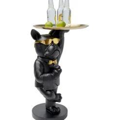 KARE Design Meubles>Table d appoint Cool Bulldog Tray noir 34x55cm