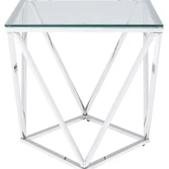 KARE Design Meubles>Table d appoint Cristallo Chrome 50x50cm