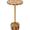 KARE Design Meubles>Table d appoint Domero Geo laiton Ø25cm