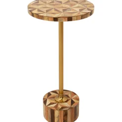 KARE Design Meubles>Table d appoint Domero Geo laiton Ø25cm