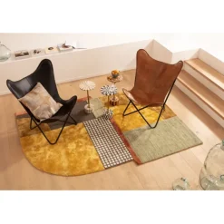 KARE Design Meubles>Table d appoint Domero Star noir blanc Ø25cm
