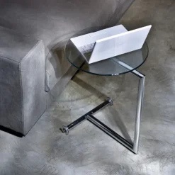 KARE Design Meubles>Table d´appoint Easy Living transparente Ø46cm