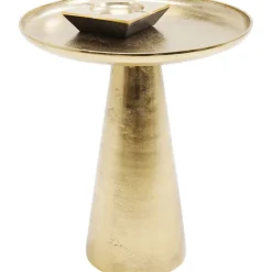 KARE Design Meubles>Table d appoint Plateau Uno laiton Ø45cm