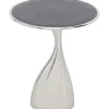 KARE Design Meubles>Table d appoint Spacey argenté Ø36cm