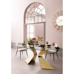 KARE Design Meubles>Table Gloria Gold 200x100cm