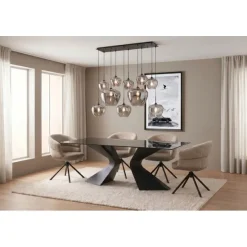KARE Design Meubles>Table Gloria noir 200x100cm