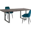 KARE Design Meubles>Table Harmony foncé acier brut 200x100