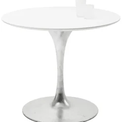KARE Design Meubles>Table Invitation Set blanc zinc Ø90cm