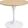 KARE Design Meubles>Table Invitation Set chêne blanc Ø90cm