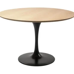 KARE Design Meubles>Table Invitation Set chêne noir Ø120cm