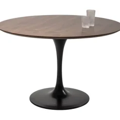 KARE Design Meubles>Table Invitation Set noyer noir Ø120cm