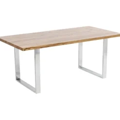 KARE Design Meubles>Table Jackie chêne-chromé 160x80