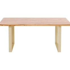 KARE Design Meubles>Table Jackie chêne-laiton 160x80