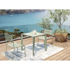KARE Design Meubles>Table Jardin vert menthe 80x80cm