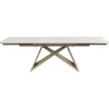 KARE Design Meubles>Table à rallonges Nelly greige 180(40+40)x90cm