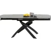KARE Design Meubles>Table à rallonges Twist noir 120(30+30)x90cm