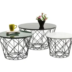 KARE Design Meubles>Tables basses East Coast rond (jeu de 3)