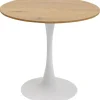KARE Design Meubles>Table Schickeria chêne blanc Ø80cm