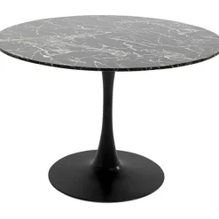 KARE Design Meubles>Table Schickeria marbre noir Ø110cm