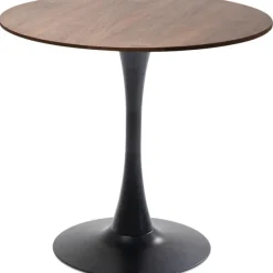 KARE Design Meubles>Table Schickeria noyer noir Ø80cm