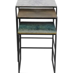 KARE Design Meubles>Tables d appoint Ray carré (3/Set)