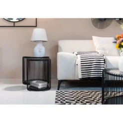 KARE Design Meubles>Tables d appoint Wire Cut Out noir (2/Set)