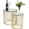 KARE Design Meubles>Tables d appoint Wire laiton (2/Set)