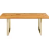KARE Design Meubles>Table Symphony chêne laiton 180x90