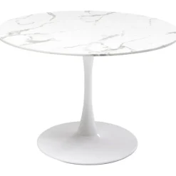 KARE Design Meubles>Table Veneto marbre blanc Ø110cm