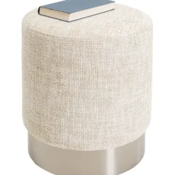 KARE Design Meubles>Tabouret Berry High silver beige Ø39cm