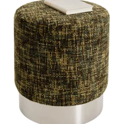 KARE Design Meubles>Tabouret Berry High Silver vert Ø39cm
