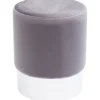 KARE Design Meubles>Tabouret Cherry gris clair silver Ø35cm