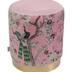 KARE Design Meubles>Tabouret Cherry Peacock laiton Ø32cm