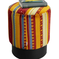 KARE Design Meubles>Tabouret Cherry Very British noir Ø36cm