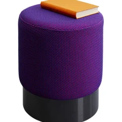 KARE Design Meubles>Tabouret Jody violet - Mesh noir Ø35cm
