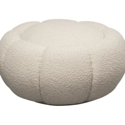KARE Design Meubles>Tabouret Peppo Bloom blanc Ø72cm