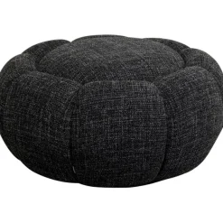 KARE Design Meubles>Tabouret Peppo Bloom Melange noir Ø72cm