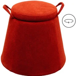 KARE Design Meubles>Tabouret Thimble rouge Ø51cm