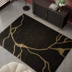 KARE Design Accessoires>Tapis Fulmine noir 170x240cm
