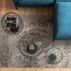 KARE Design Accessoires>Tapis Kelim Pop gris 170x240cm