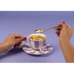 KARE Design Accessoires>Tasse à café Harlequin violet (2 pcs.)