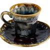KARE Design Accessoires>Tasse à espresso Lio bleu nuit (2-parts)
