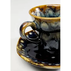 KARE Design Accessoires>Tasse à espresso Lio bleu nuit (2-parts)