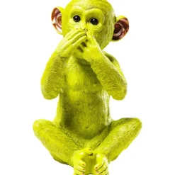 KARE Design Accessoires>Tirelire Monkey Iwazaru citron vert