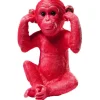 KARE Design Accessoires>Tirelire Monkey Kikazaru rouge