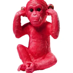 KARE Design Accessoires>Tirelire Monkey Kikazaru rouge